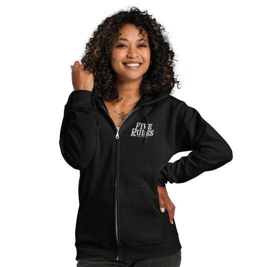 Unisex Live good zip hoodie