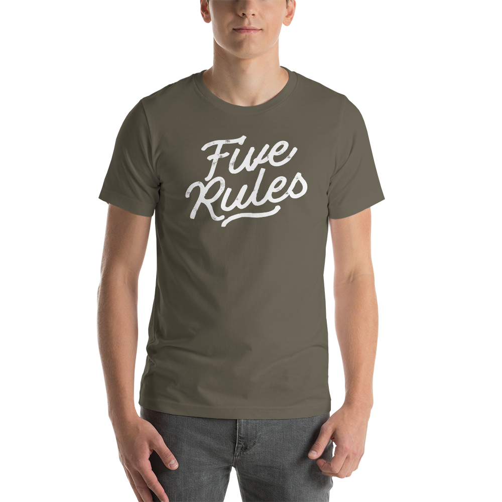 Five Rules Unisex t-shirt