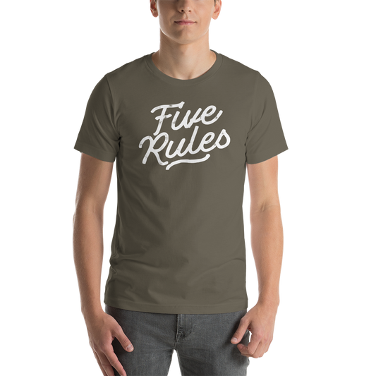 Five Rules Unisex t-shirt