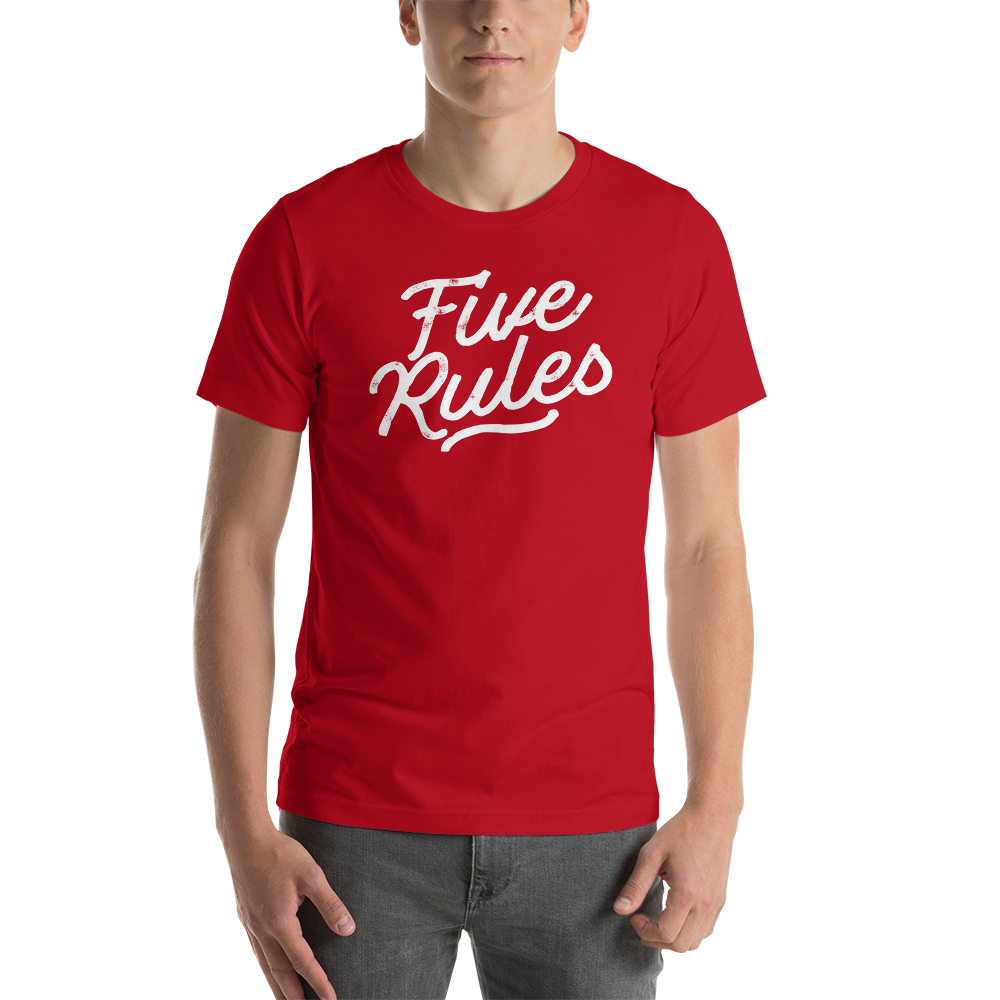 Five Rules Unisex t-shirt